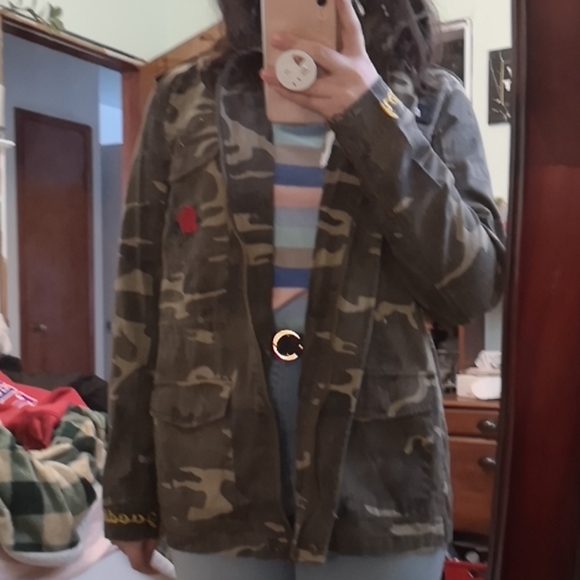 forever 21 camo jean jacket - Picture 4 of 4